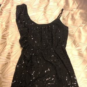 black sequin dress never used